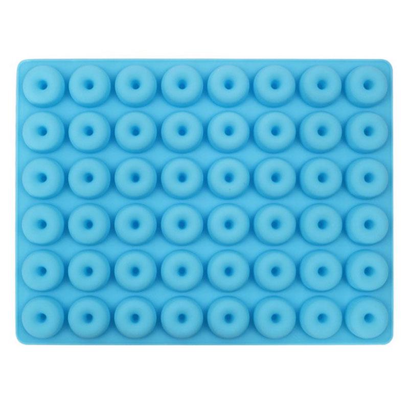 Силиконовая форма для шоколадных пончиков на 48 ячеек, инструмент для выпечки