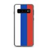 Coque Téléphone - Samsung - Galaxy S10 - Drapeau Russie - Souple - Multicolore