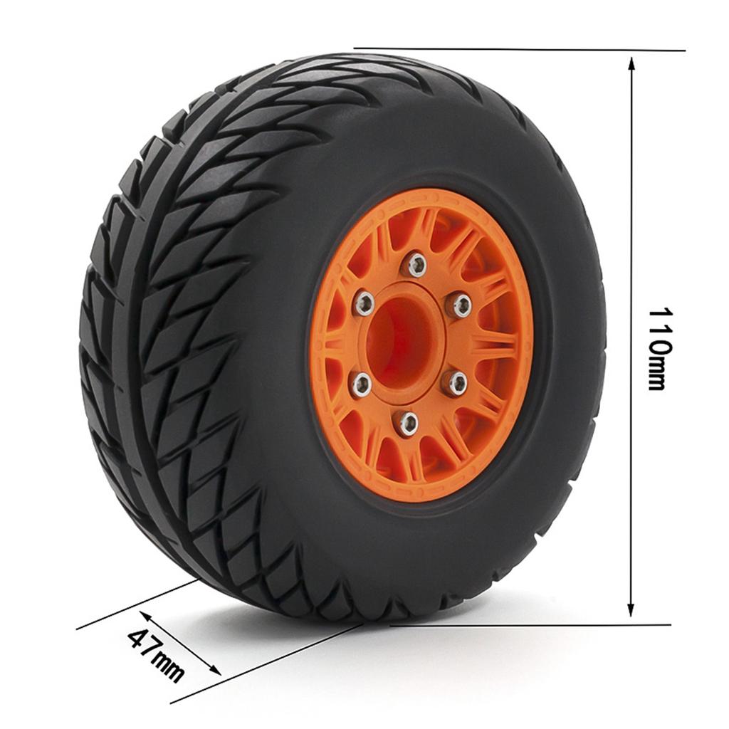 Remote Control Car Tires 4pcs Replacements for 12MM 14MM 17MM ARRMA TRX HSP Tamiya HPI Off road Vehicle Short Truck