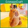 Stylish Capybara Turtle And Bee Plush Keychain Creative Cartoon Keychain Bags For