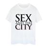 Sex And The City Womens/Ladies Logo Skyline Cotton Boyfriend T-Shirt