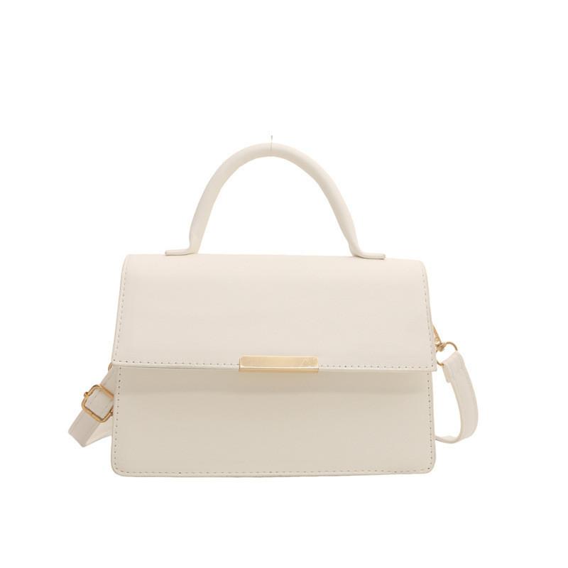 Chic Urban Style Pu Leather Handbag For Women 2024 Trendy Summer Shoulder Bag