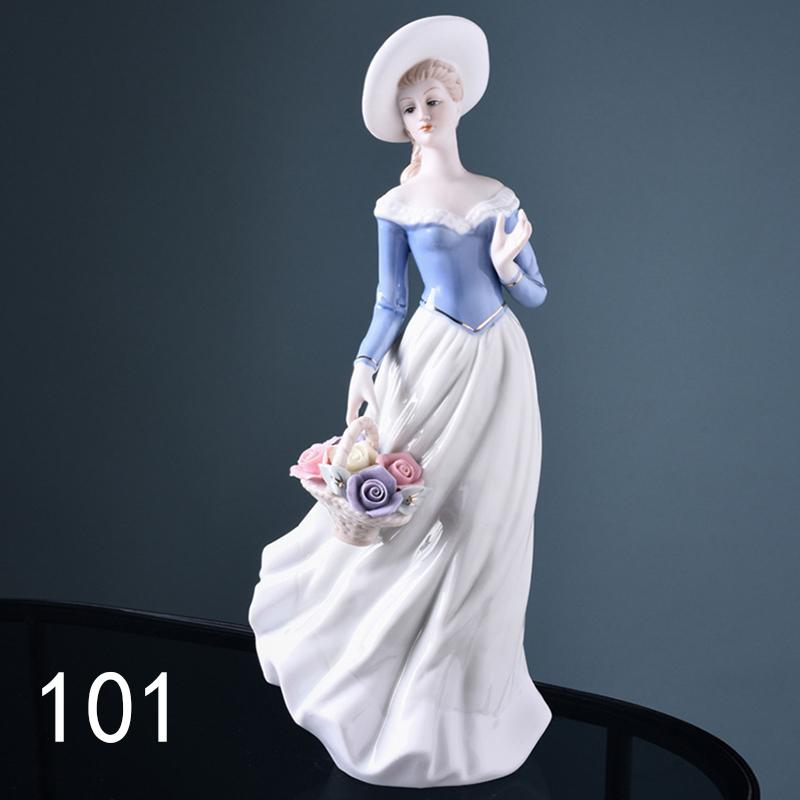 Керамические фигурки богини для девочек и леди, свадебное украшение для стола, фарфоровая статуя богини