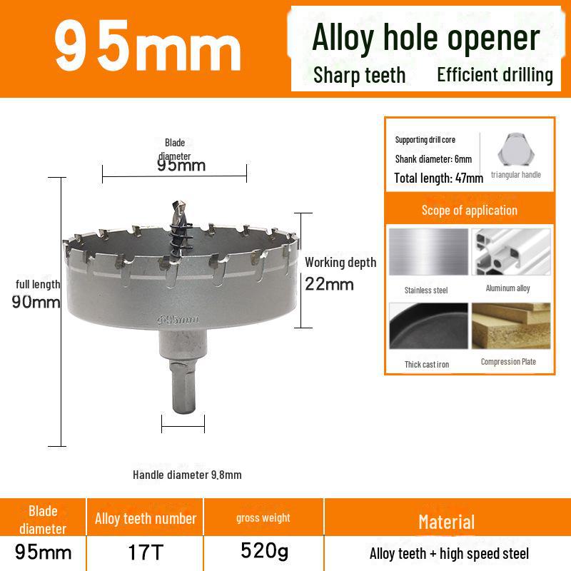 Твердосплавный инструмент для открывания отверстий по металлу: Сверлильный риммер из нержавеющей стали, меди и алюминиевого сплава