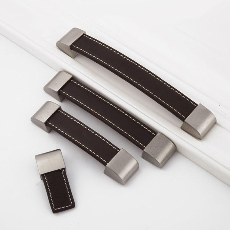 1 шт. кожаная дверная ручка кухонный комод шкаф ящик ручка винтажная для мебельной фурнитуры фурнитура