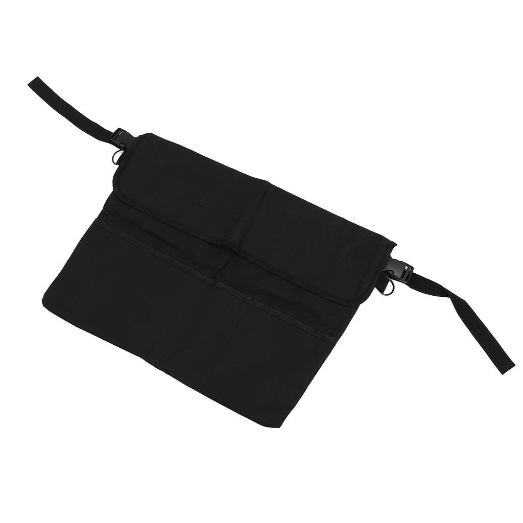 Органайзер для коляски со светоотражающей полосой из ткани Оксфорд 600D, многофункциональный одинарный плечевой ремень, белый