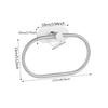 Rustproof Towel Ring Hook Wall Mounted Self-adhesive Towel Holder  Bathroom Hardware Accessories