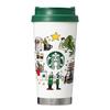 STARBUCKS Starbucks Stainless Steel TO GO Logo Tumbler Coffee Journey 473ml Roastery Tableware Logo Water Bottle White Coffee Starbucks Reserve