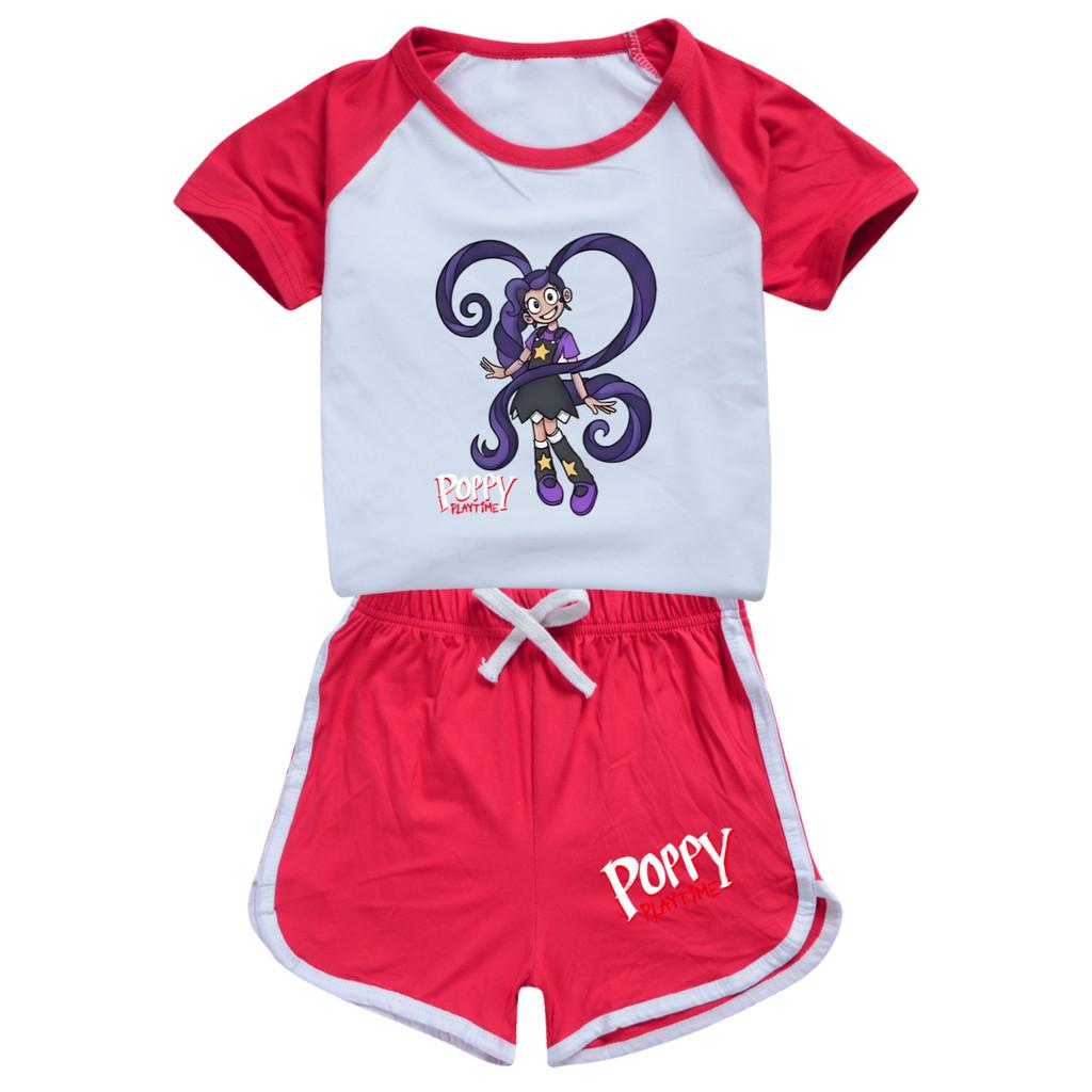 5579 Детский Девочки Лилия Любовные Косы Принтованный Верх Брюки Спортивный Костюм Комплект Одежды