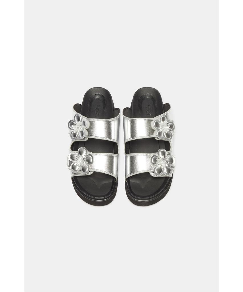 Suecomma Bonnie Posy Platform Slide(Silver)_Dg2Am26011Svx