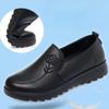 Модные женские мокасины Черные кожаные туфли Нескользящие женские вулканизированные туфли Мягкие подошвы Рабочая обувь Удобные кроссовки Zapatillas De Mujer