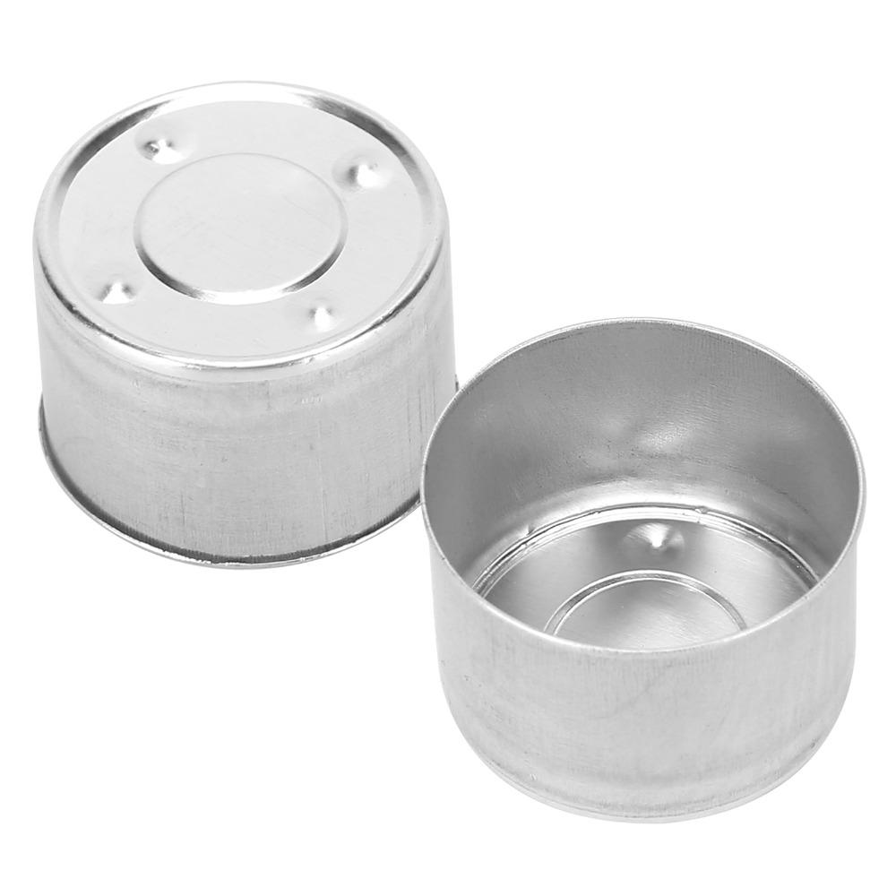 50 Pack Aluminum Shell Tea Light Candle Cups Aluminum Candle Containers Home Candle Making