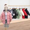 2023 Kids' Mid-Length Down Coat: Boys' & Girls' Winter Korean Style, Thickened Cotton-Padded