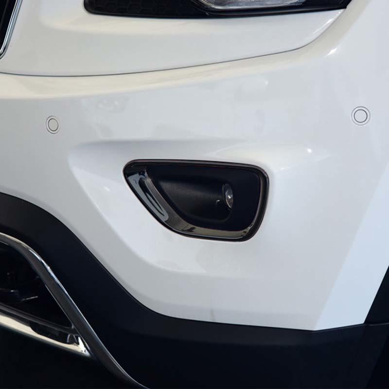 Автомобильные передние противотуманные фары, украшения, аксессуары для задних фонарей, декоративные наклейки для Jeep Grand Cherokee 2014-2017, внешние аксессуары для автомобиля, АБС-пластик