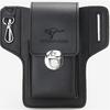 Mobile Phone Pocket Men's Mobile Phone Leather Case Can Hang Keys and Wear Belt Dedicated