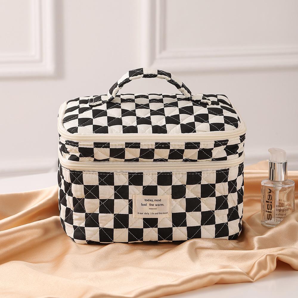 Floral large-capacity cosmetic bag waterproof portable travel storage bag