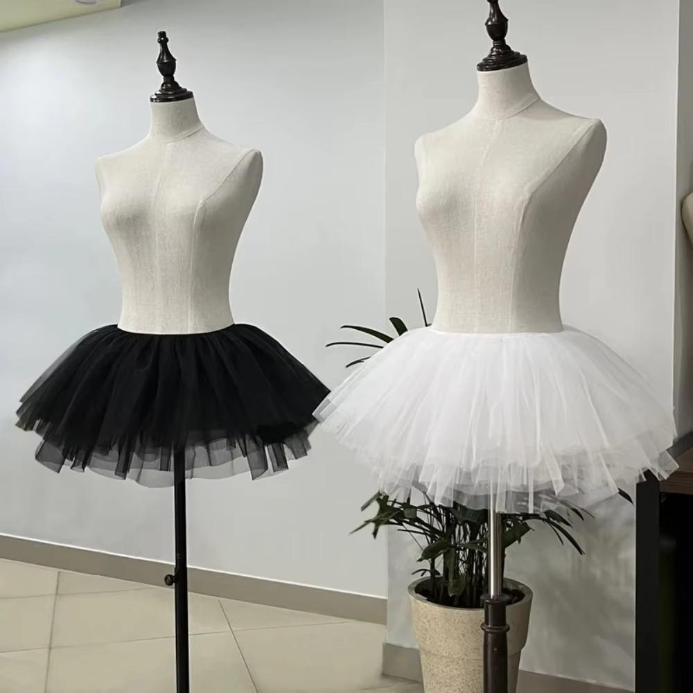 4 Layers Ballgown Petticoats Puffy Boneless Petticoats New Lolita Underskirt Women