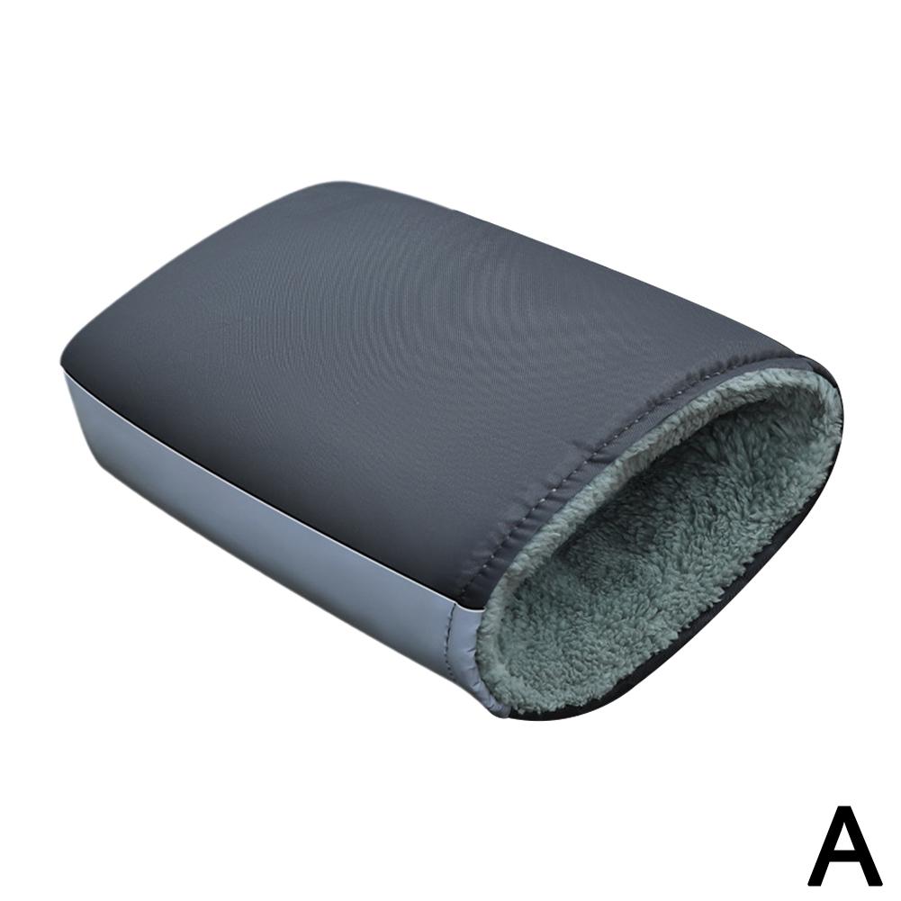 Зимние плюшевые перчатки для электромобиля, утолщенные теплые, увеличенный чехол на руль, ветровое стекло, руль, чехол для водителя мотоцикла, U4Z2