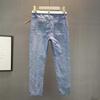 Autumn Summer Vintage Jeans American Style  Diamond Small Leg Pencil Pants