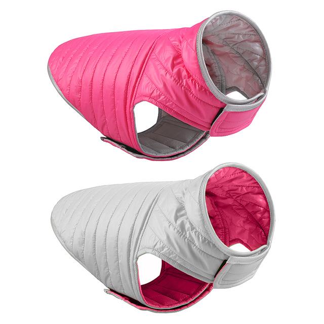 Тёплый водонепроницаемый двухсторонний жилет для собак