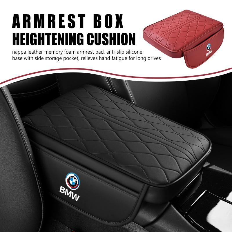 DZVA4 Car Center Console Armrest Box Pad Elbow Support Cushion For BMW M M2 M3 M4 M5 M6 E46 E90 E60 F30 E39 X1 X3 X4 X5