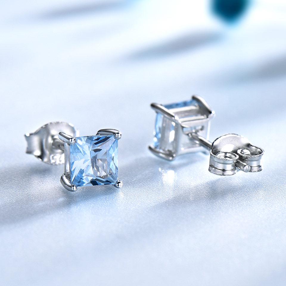 Серьги-гвоздики UMCHO из стерлингового серебра