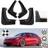 Mudguard For Tesla Model S 2014- Mud Flaps Splash Guard Mudguards Front Rear Fender Anti-splash Wheel Car Stying