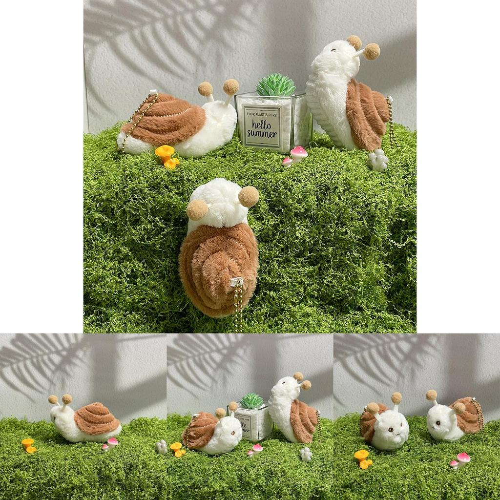 Snail Plush Doll With Soft Short Pile Fabric For Toddler Play And Gift Giving