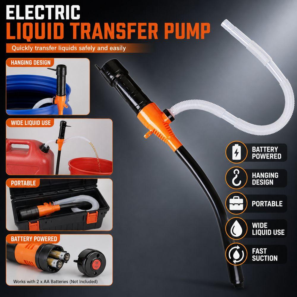 Portable Electric Transfer Pump Hanging Fuel Transfer Pump Gifts Liquid Transfer Pump