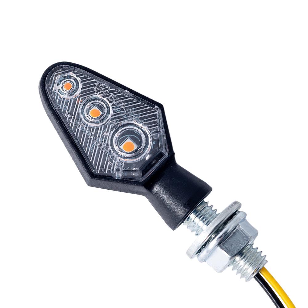 4/2Pcs LED Motorbike Lamp LED Indicators Light LED Turn Signal Light Super Bright Front Indicator Blinker Lamp Motorcycle Univer
