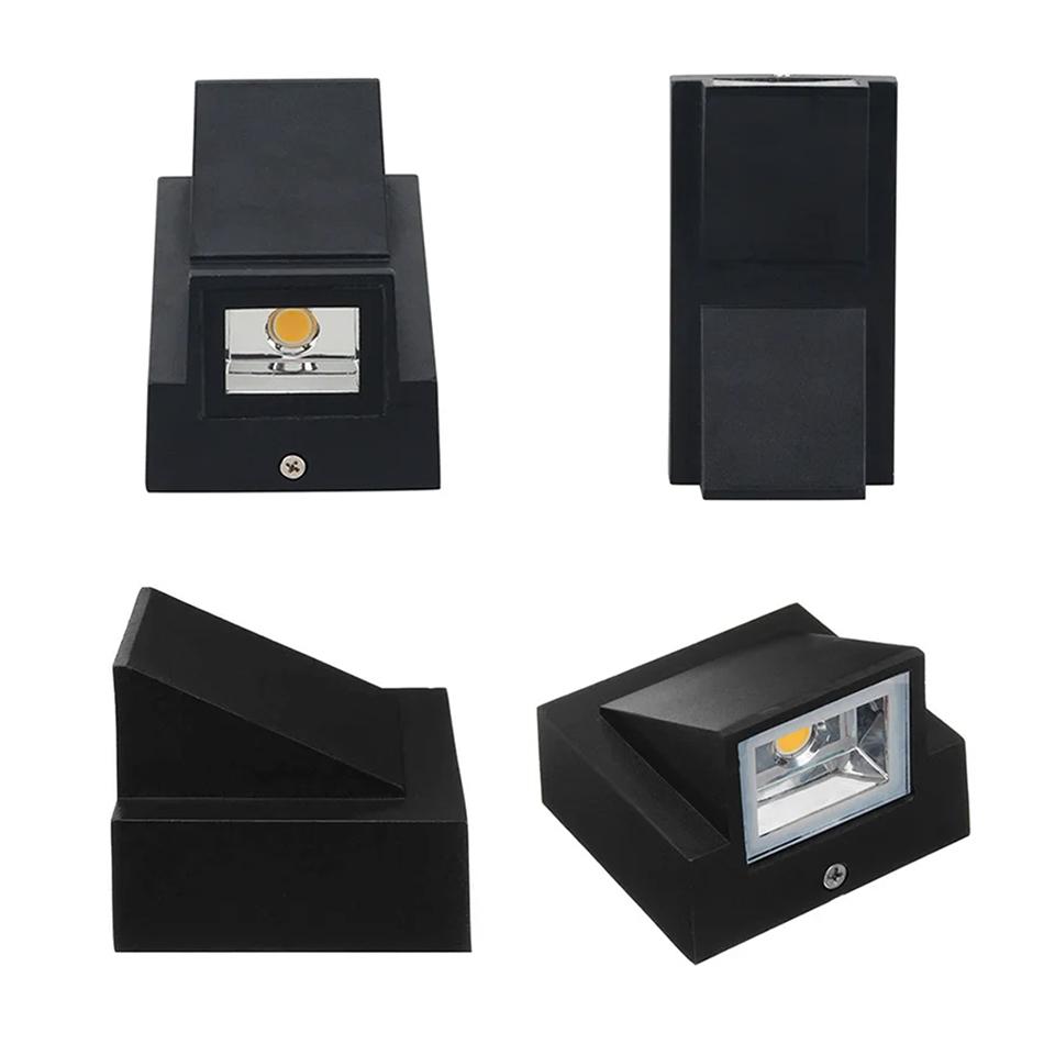 Светодиодный настенный светильник 85-265 В 3 Вт 6 Вт холодный белый теплый белый высокая яркость энергосберегающий для помещений и улицы современный для дома и сада