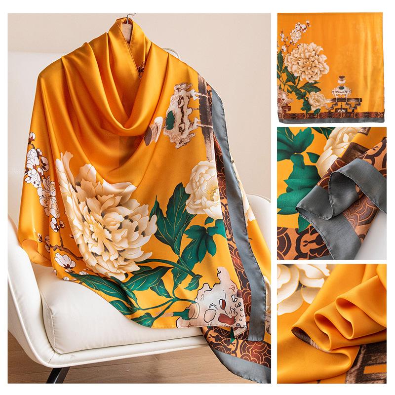 Summer Shawl Scarf Long Strip Sun Protection Versatile Fashion Women's Scarf for Outerwear