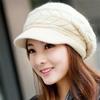 Winter Women Hat Knitted Hat Female Soft High Elastic Solid Color Warm Cap Beanies Headgear Girl Cap