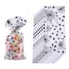 50pcs/pack Spider Printed Halloween Cellophane Treat Bag Party Wrapping Supplies  Halloween Decor