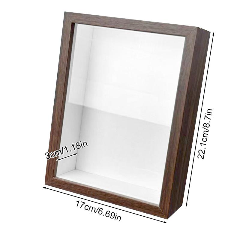 1 шт. полая 3 см ручная работа DIY сухоцвет хранение современная простая деревянная фоторамка художественный стиль украшение дома