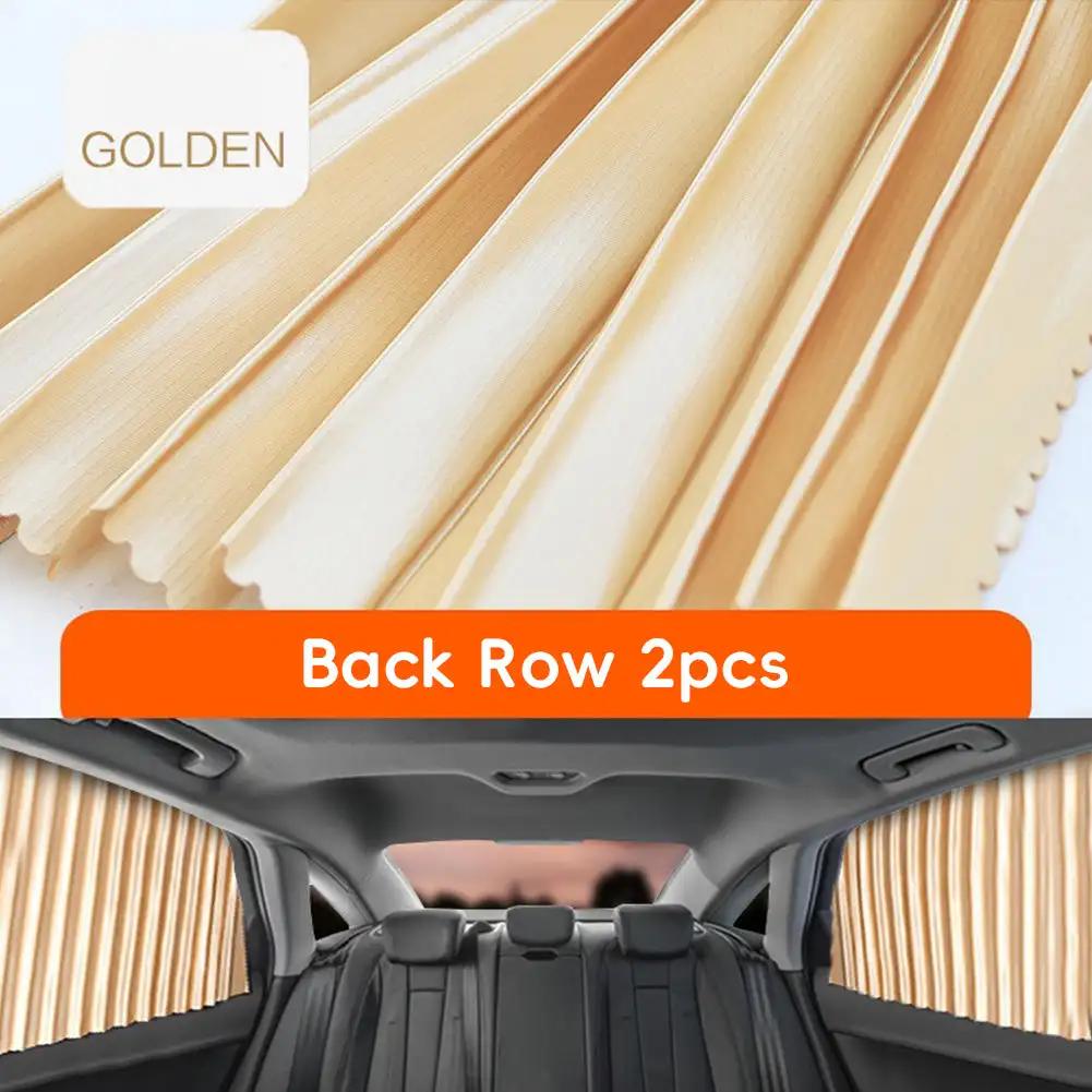 2/4 шт. солнцезащитный козырек на окно автомобиля, полностью магнитный, передний задний ряд, солнцезащитный козырек, универсальная защита боковых окон автомобиля, автомобильные шторы