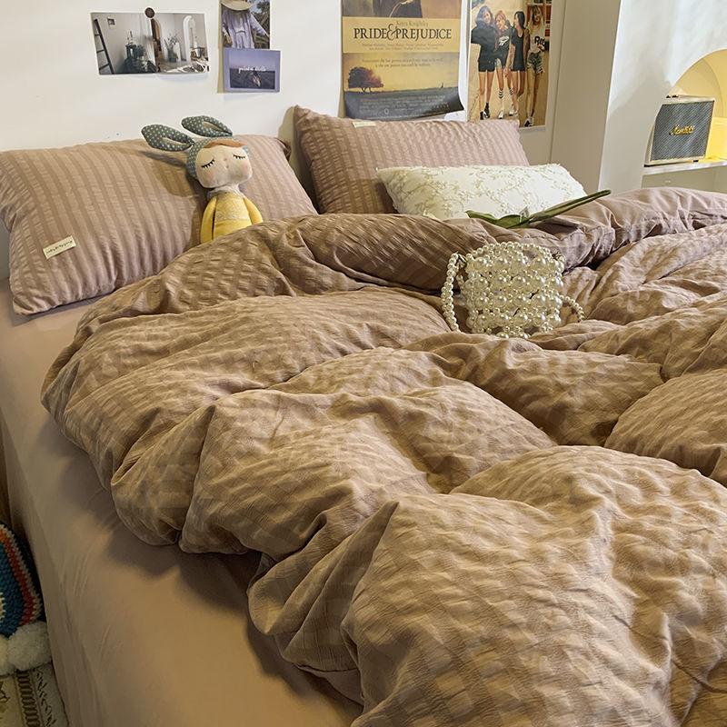 Пододеяльник в стиле принцессы с пузырьками, комплект постельного белья из четырех частей, комплект постельного белья для общежития