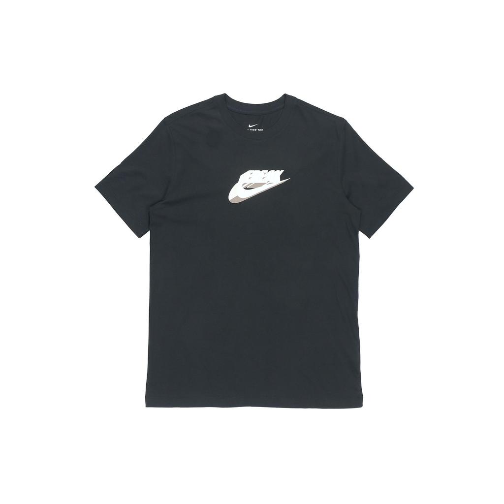 Nike Футболки Мужские Черные С Круглым Вырезом Умеренный Прямой Крой CV1096-010