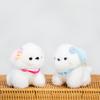 Charming Cute Dog Hanging Pendant Fluffy Plush Toy Keychain Perfect For Couples