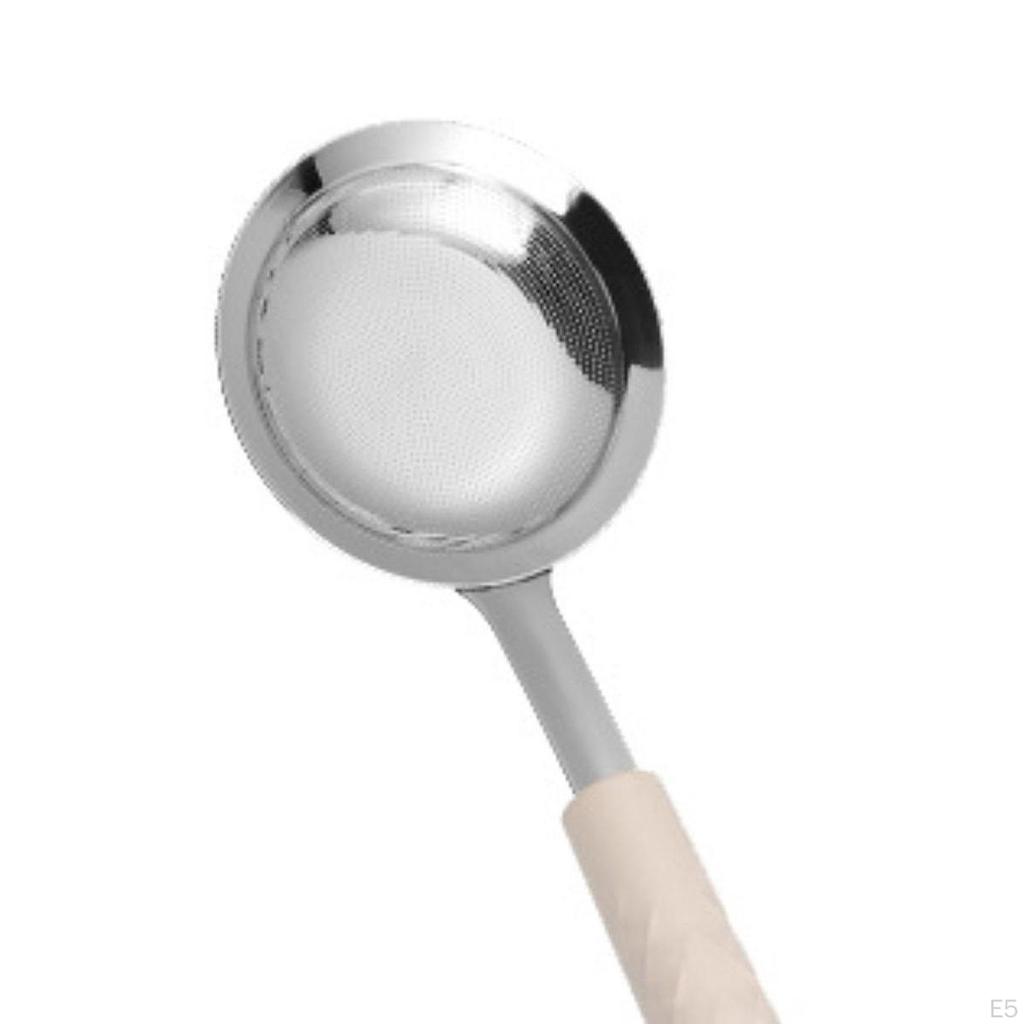 Сетчатая ложка-скиммер, дуршлаг для кастрюли, сверхпрочные кухонные гаджеты, удобная ручная с прорезями