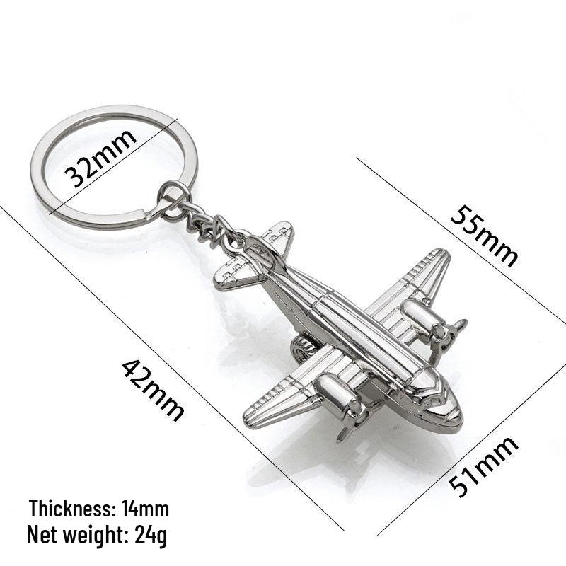 Брелок-модель самолета J-20: 3D Подвеска в виде самолета Сувенирный подарок