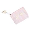 Cute Lace Bow Coin Purse Portable Cosmetic Storage Bag Key Makeup Lipstick Pouch Headphone Organizer Clutch Zipper Bags Women Wallets