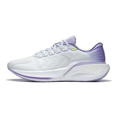 Кроссовки Li Ning Yue Ying 2.0 Pro 2-го поколения с противоскользящей износостойкой дышащей подошвой для бега, женские, белые, фиолетовые ARHS024-6