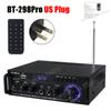 BT298 Pro AK55 HiFi Bluetooth аудио усилитель цифровой усилитель звука для домашнего кинотеатра канал 2.0 AMP поддержка 2 микрофонов FM MAX 800 Вт