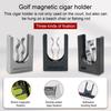 Magnetic Cigars Holder Sturdy Construction Secure Magnetic Grip Universal Simple Installation Golf Carts Cigars Clip