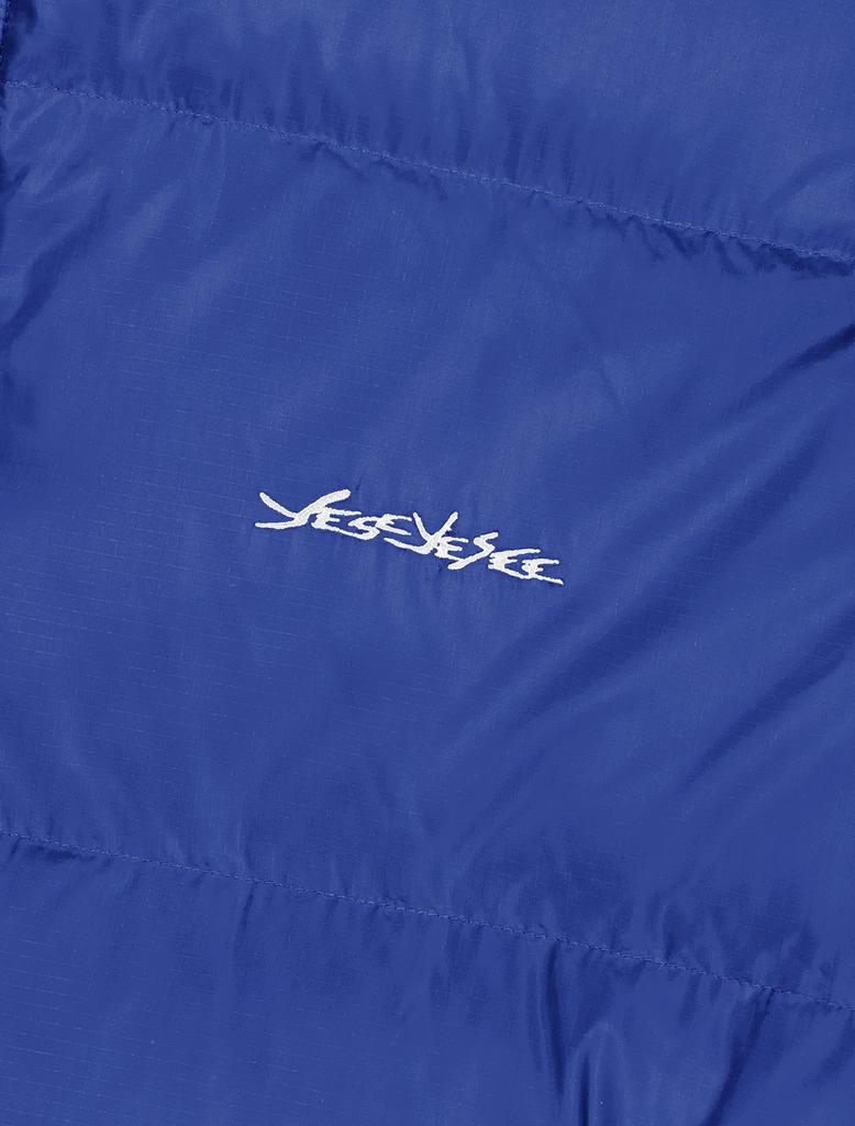 Yeseyesee Sign Logo Down Jacket Blue
