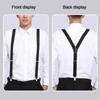 New Fashion Men Women Leather Unisex Suspenders Elastic Suspenders Braces Adjustable Straps