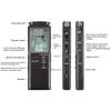32GB Digital Voice Recorder Voice Activated Recorder MP3 Player 1536Kbps HD Recording Noise Reduction Dual Condenser
