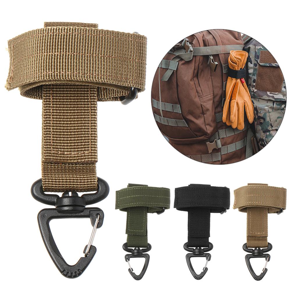 Multifunctional Anti-lost Nylon Rope Storage Climbing Hanging Buckle Glove Hook