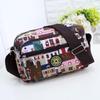 Middle Aged and Elderly Crossbody Bag Single Shoulder Bag Small Flower Cloth Bag Middle-aged Women's Bag Casual Nylon Canvas Bag